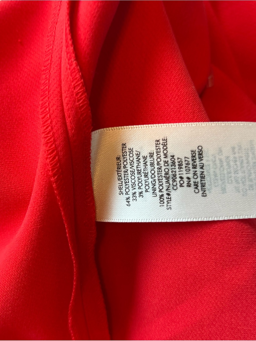 Alice + Olivia Red High-Waist Women's Shorts Size 0 - Picture 7 of 9